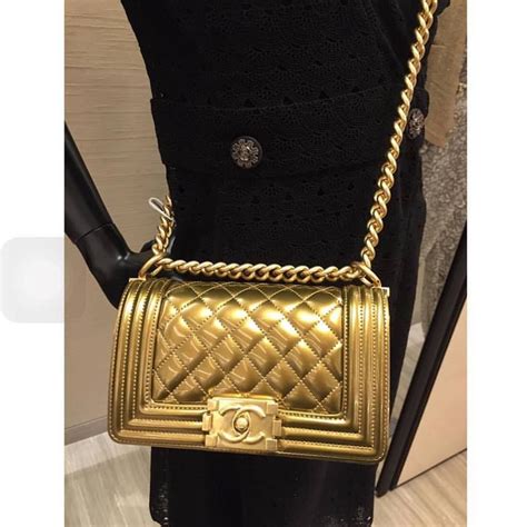 chanel gold patent boy|chanel belt bag.